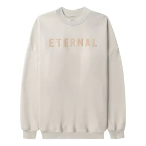 Fear of God ETERNAL Fleece Crewneck 'Warm Heather Oatmeal' FOG-SS23-711