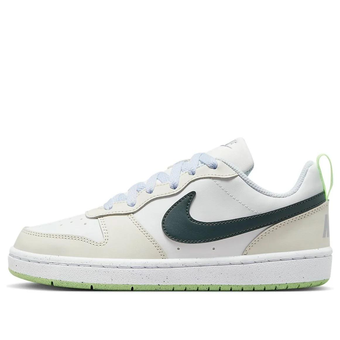 (GS) Nike Court Borough Low Recraft Shoes 'White Beige Black' FV8121-131