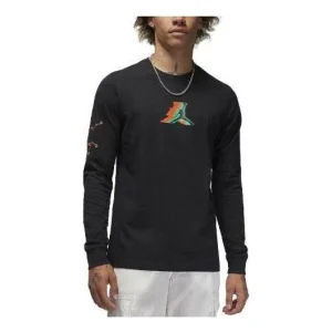 Air Jordan Brand Long-Sleeve T-Shirt 'Black' FB7455-010
