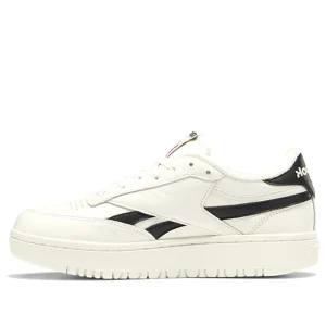 (WMNS) Reebok Club C Double 'Chalk Black' H04190