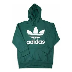adidas originals Tref Over Hood Casual Sports Solid Color Pullover Green CW1248