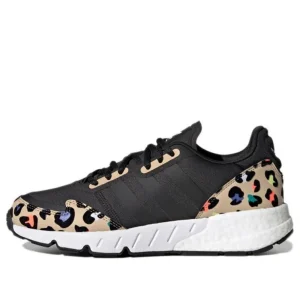 (WMNS) adidas Originals ZX 1K Boost 'Black Brown Blue' H00669