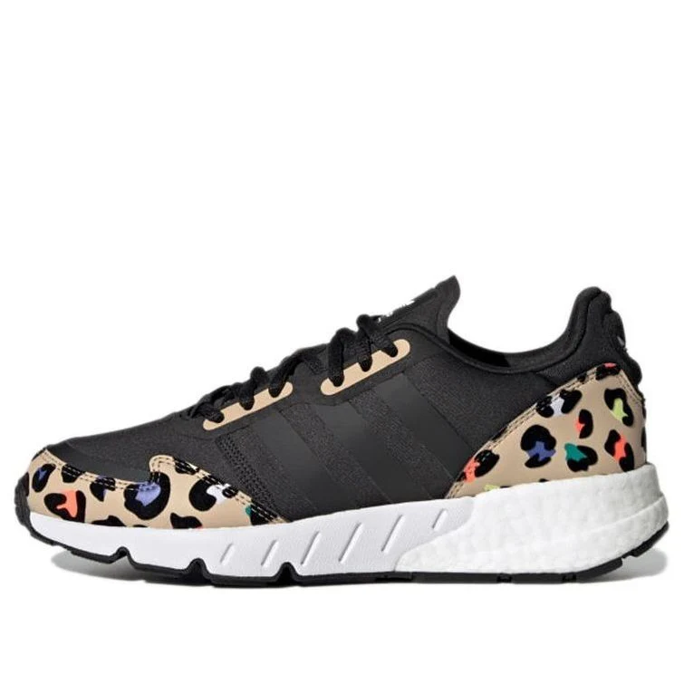 (WMNS) adidas Originals ZX 1K Boost 'Black Brown Blue' H00669