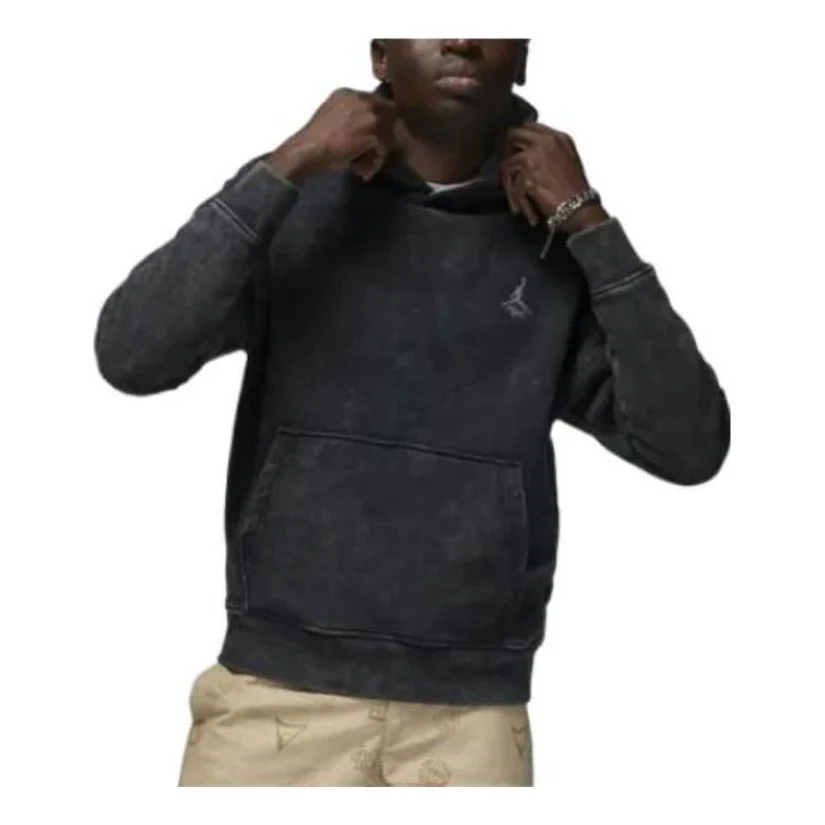 Air Jordan Flight Heritage Fleece Pullover 'Black' DV7561-010