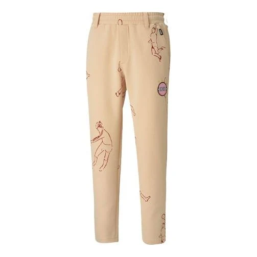 PUMA X KS TAILORED PANTS Knit Long Pants Peach 598437-12