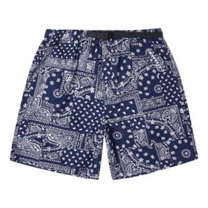 Converse Paisley Pattern Shorts Asia Sizing 'Navy' 10023153-A01