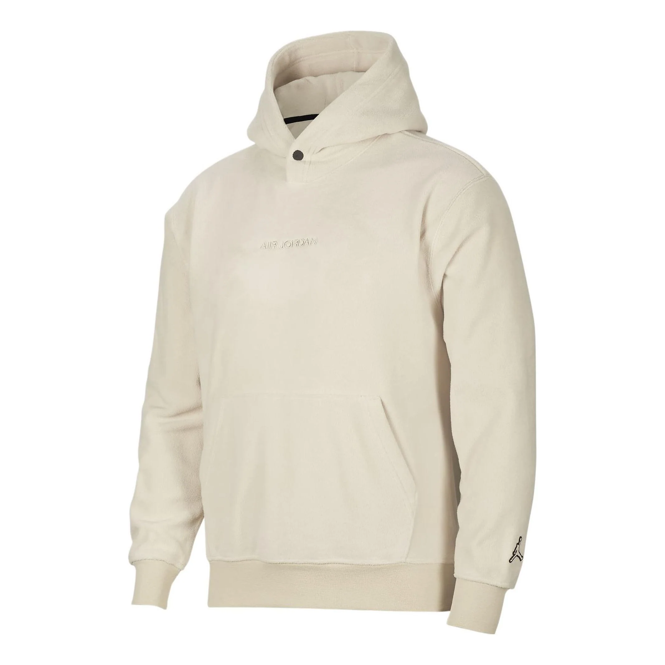 Air Jordan Solid Color Embroidered Hooded Long Sleeves Hoodie Men's Khaki DV1572-206