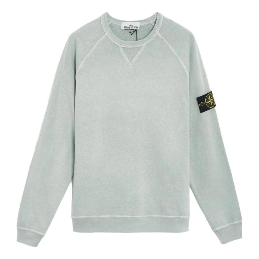 STONE ISLAND Compass Patch Long-Sleeved Sweatshirt 'Green' 781566360-V0141