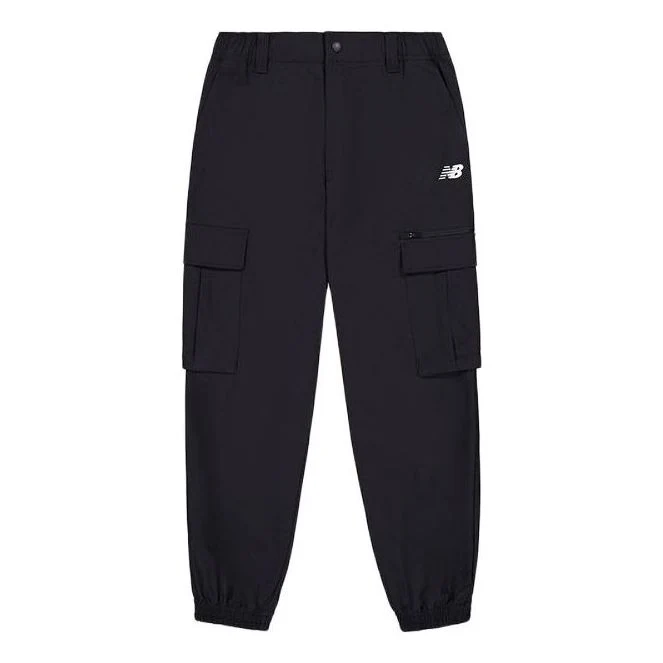 New Balance NB Small Logo Woven Track Pants Asia Sizing 'Black' NTE22071-BK