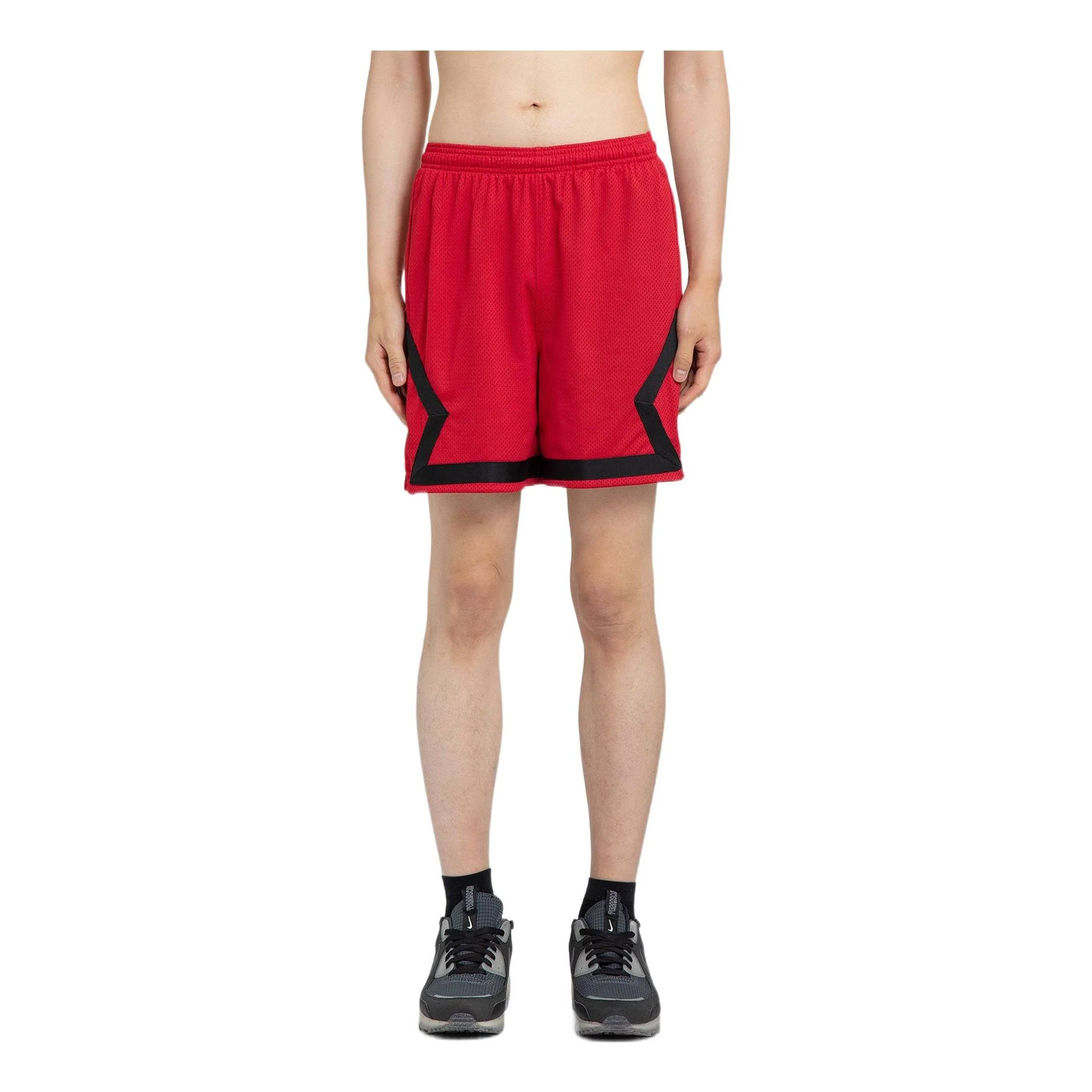 Men's Air Jordan NBA Chicago Bulls Color Mesh Breathable Basketball Sports Shorts Red DO5032-687