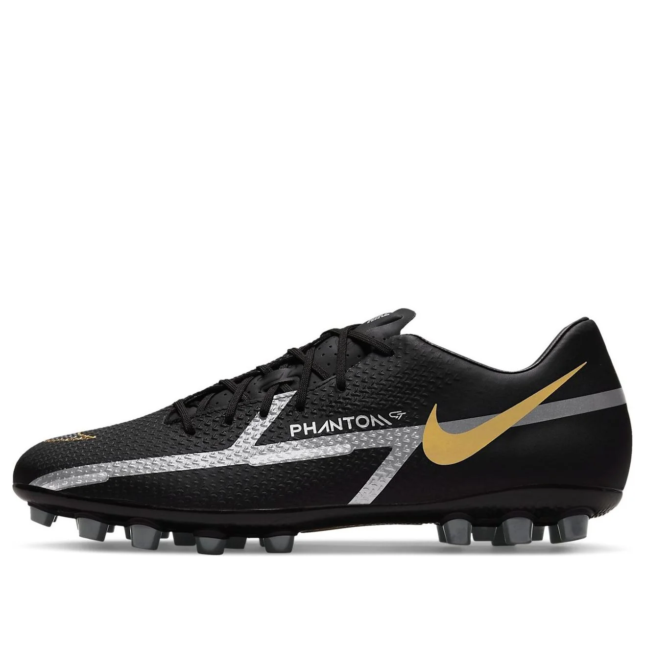 Nike Phantom GT2 Academy AG 'Black Dark Grey Metallic Gold' DC0798-007