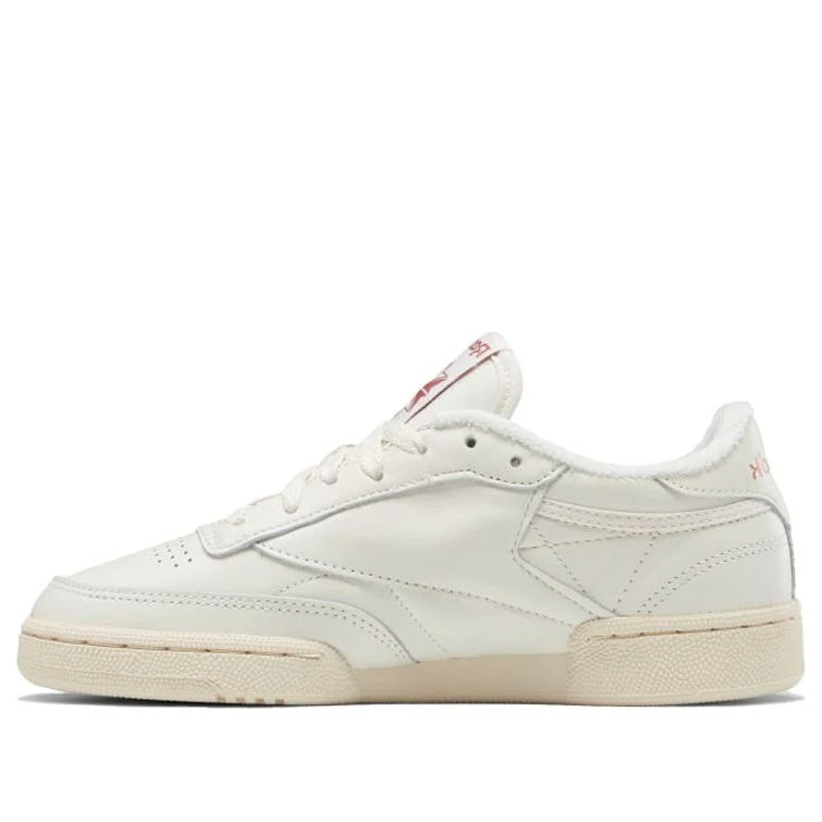 (WMNS) Reebok Club C 85 Sneakers White/Deep-Wine Q46211