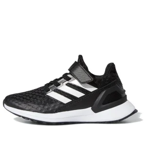 (PS) adidas RapidaRun J 'Black White' EF9258