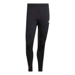 adidas Slim Fit Mid Waist Sports Pants Men's Black HC1414