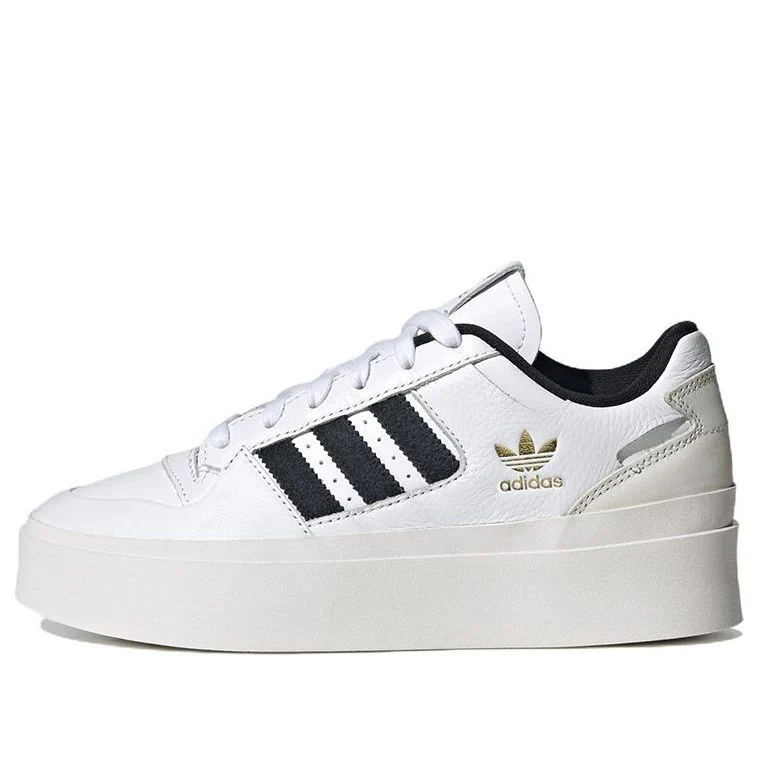 (WMNS) adidas Forum Bonega 'White Black Gold' IG9649