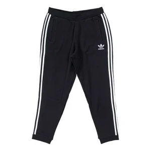 adidas originals 3-Stripe Joggers Sports Long Pants Black DH5801