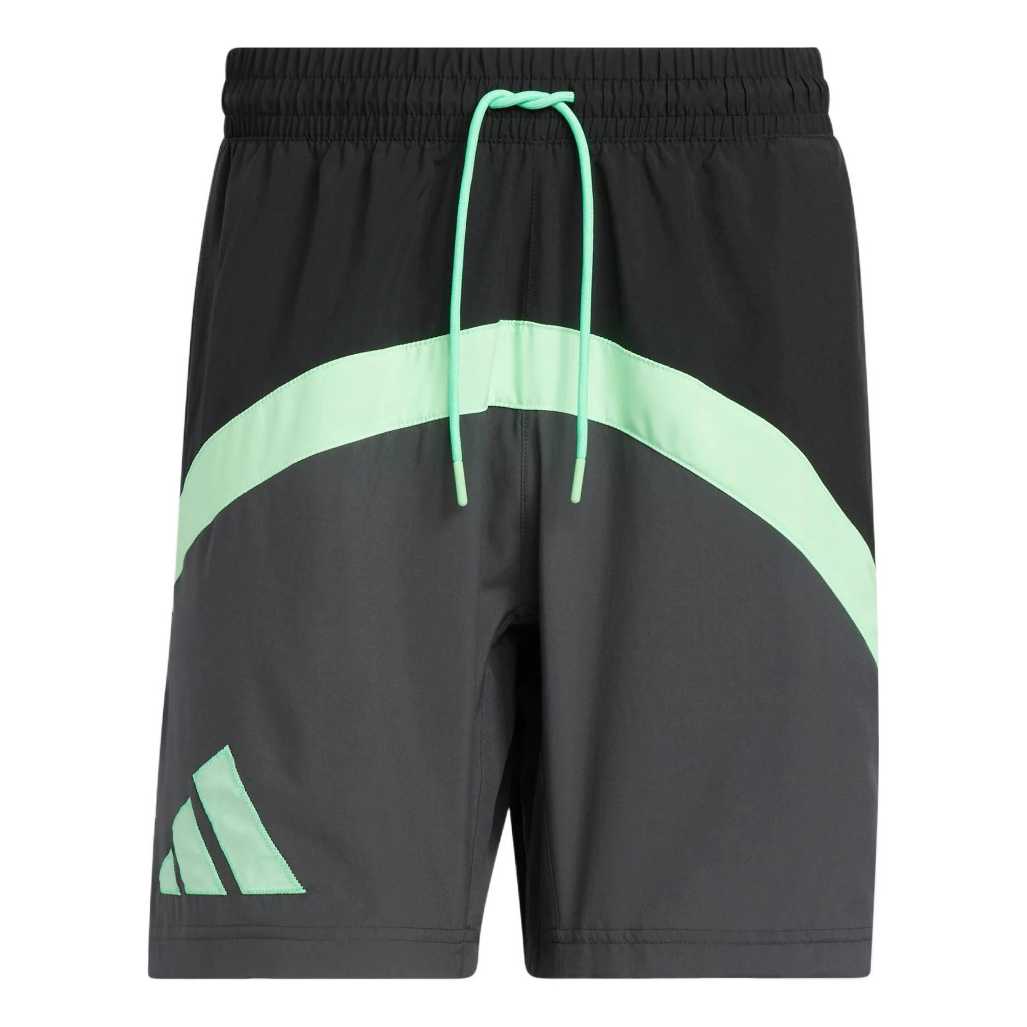 adidas Galaxy Stripe Logo Straight Shorts 'Black' IC1955