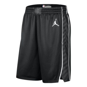 Air Jordan Dri-FIT NBA Brooklyn Nets Statement Edition Swingman Basketball Shorts 'Black' DO9423-010