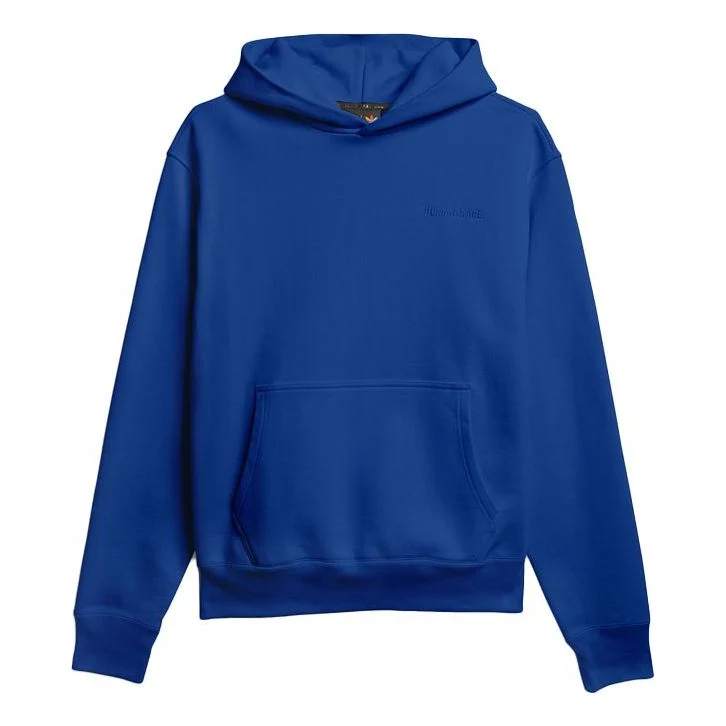 adidas originals x Pw Basics Hood Embroidered Monogrammed Hooded Sweater Unisex Black GM1942