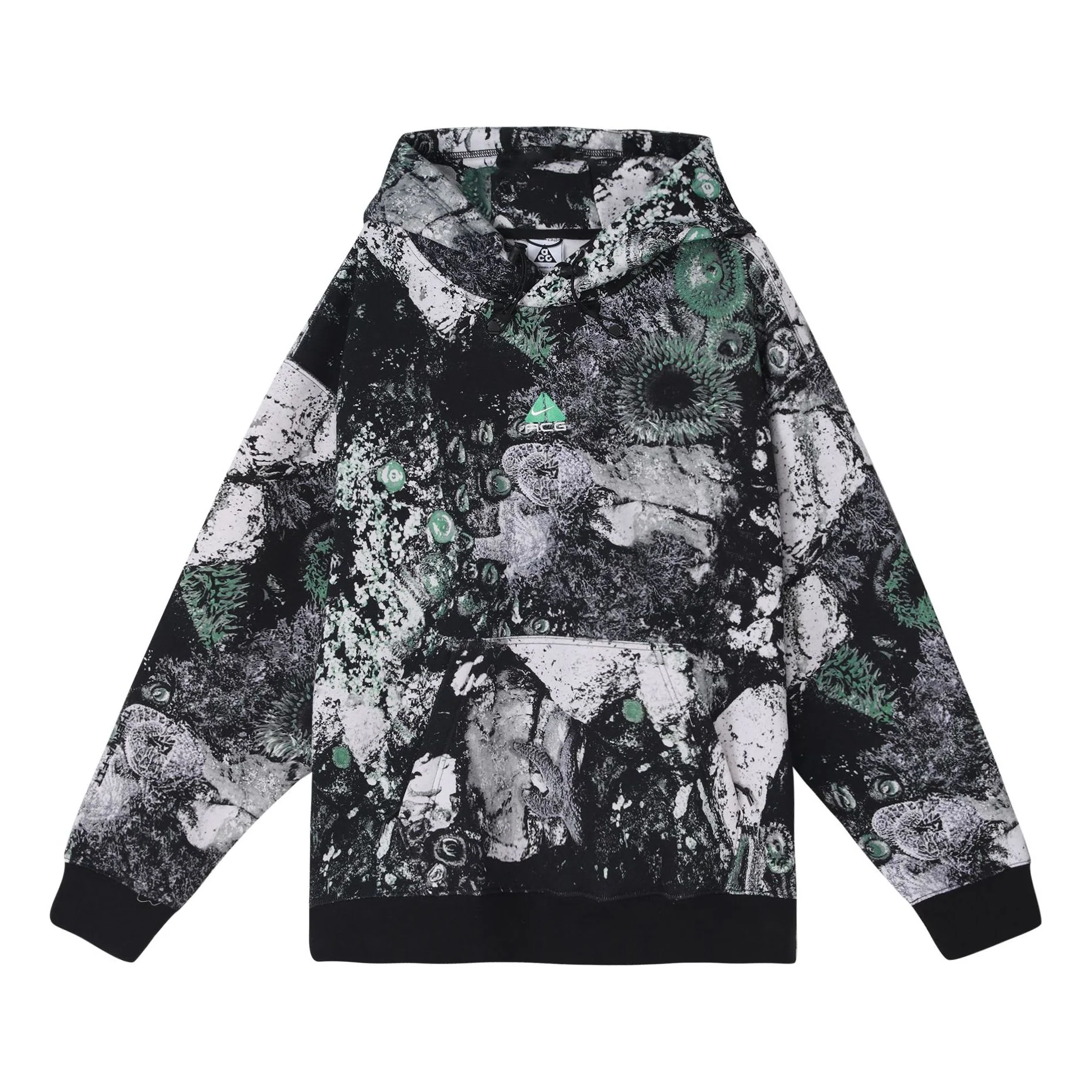 Nike x ACG Therma-FIT Tuff Fleece Pullover Hoodie 'Ashen Slate Black Summit White' DV9097-493