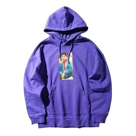Li-Ning Character Casual Hoodie 'Purple' AWDNB63-3