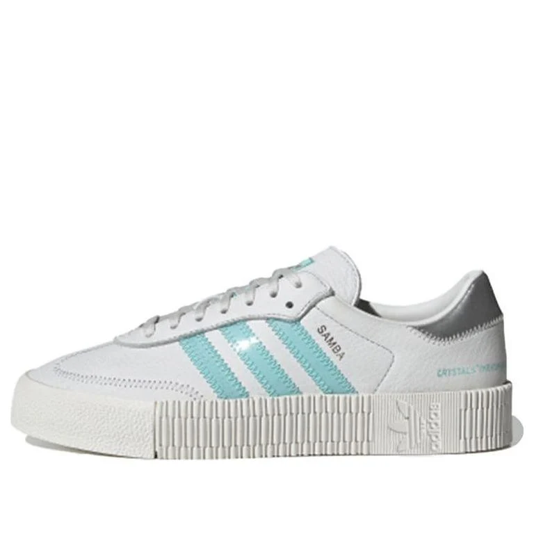 (WMNS) adidas x Swarovski Sambarose 'White Clear Aqua' GZ8618