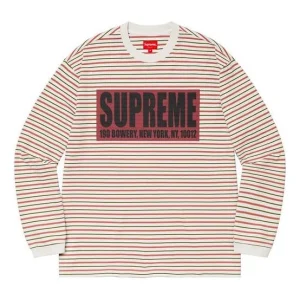 Supreme SS21 Week 1 Thin Stripe Top T SUP-SS21-461-WHI