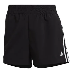 (WMNS) adidas W 3s Wv Sho Training Sports Stripe Woven Shorts Black GM5549