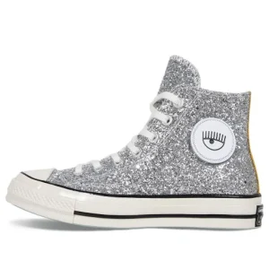 (WMNS) Converse Chiara Ferragni x Chuck 70 'Yellow Silver' 563830C