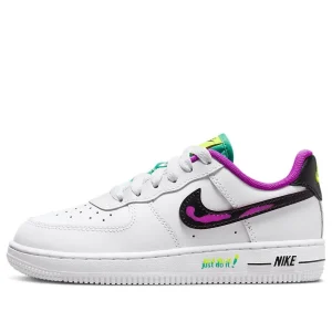 (PS) Nike Force 1 LV8 'Just Do It! - White Vivid Purple' DX3942-100
