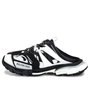 Balenciaga Track Mules 'White Black' 653814W3DA49019