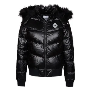 (WMNS) Converse Down Jacket Asia Sizing 'Black' 10002882-A03