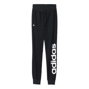 (WMNS) adidas Essentials Linear Pant Asia Sizing 'Black' AJ4592