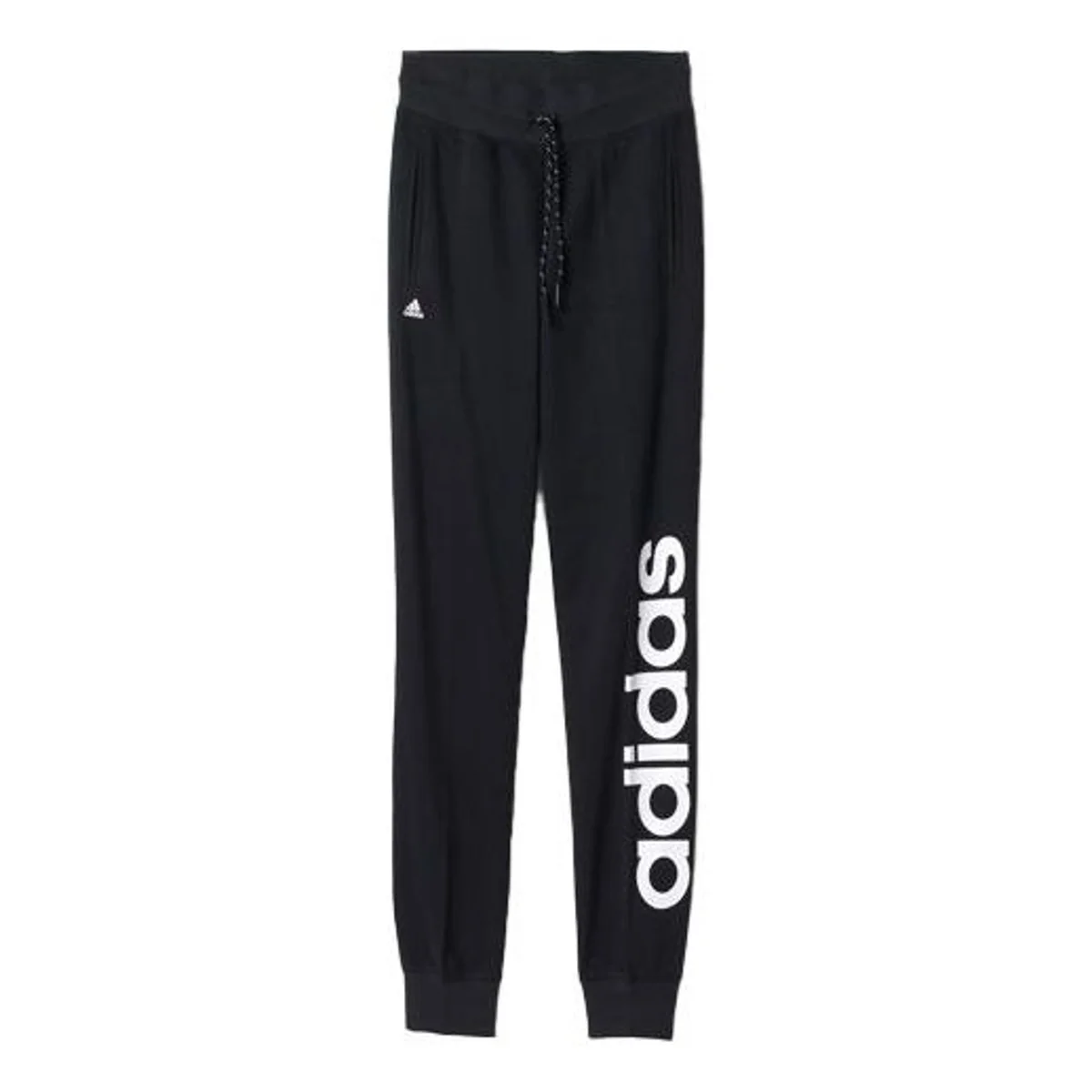 (WMNS) adidas Essentials Linear Pant Asia Sizing 'Black' AJ4592