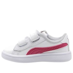 (TD) PUMA Smash v2 Infant 'White Magenta Haze' 365174-08