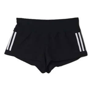 (WMNS) adidas Gym Shorts Asia Sizing 'Black White' AJ4851