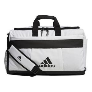 adidas Duffel Bag 'White Black' HA3194