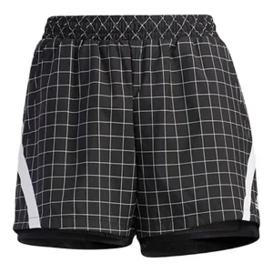 (WMNS) adidas Sport Shorts Asia Sizing 'Black White' GM0687