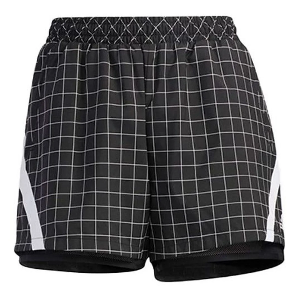 (WMNS) adidas Sport Shorts Asia Sizing 'Black White' GM0687