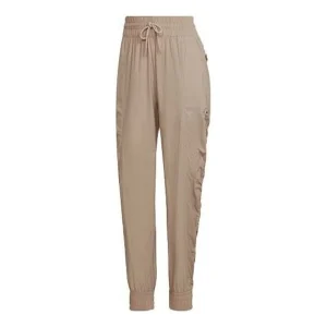 (WMNS) adidas Track Woven Pants Asia Sizing 'Beige' HI3047