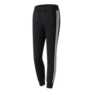 (WMNS) adidas Sports Tapered Pants Asia Sizing 'Black White' DW5728