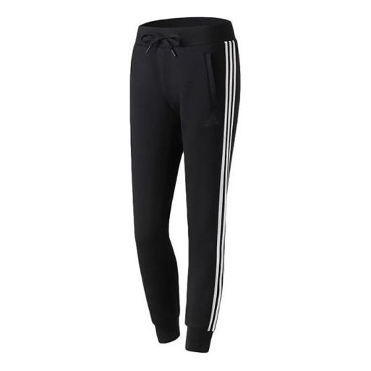 (WMNS) adidas Sports Tapered Pants Asia Sizing 'Black White' DW5728