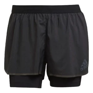 (WMNS) adidas Adizero 2 in 1 Shorts Asia Sizing 'Black' H31150