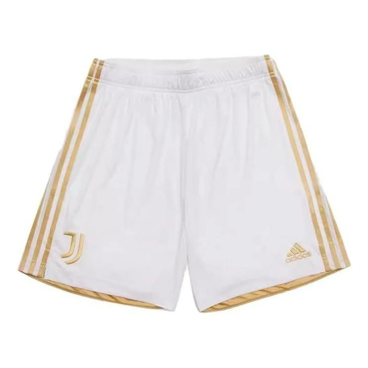 adidas Juventus Home Shorts Asia Sizing 'White Yellow' EI9899