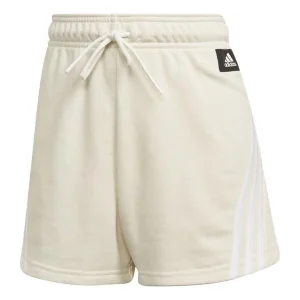 (WMNS) adidas 3-Stripes Sports Shorts Asia Sizing 'White' HE1666