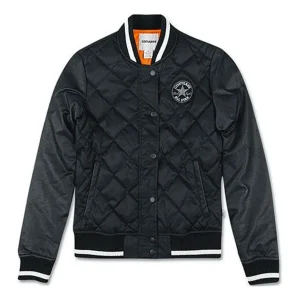 (WMNS) Converse Down Jacket Asia Sizing 'Black White' 10002397-A03