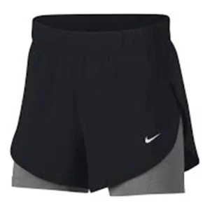 (WMNS) Nike Flex 2-in-1 Woven Shorts 'Black Grey' AR6354-013