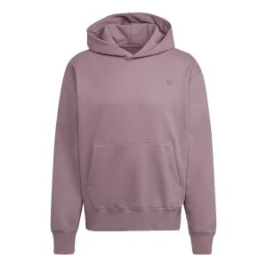 Men's adidas originals C Hoody Ft Casual Sports Hooded Long Sleeves Light Purple HF6376