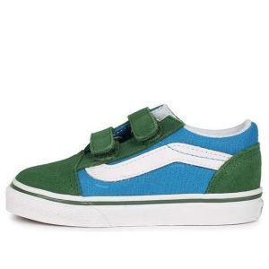(TD) Vans Old Skool V '2 Tone - Mediterranean Blue Greener Pastures' VN0A38JNWK9