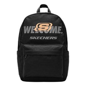 Skechers Scolor Logo Printed Backpack 'Black Gold Grey' L122U177-0018